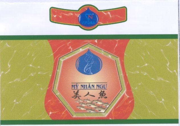 Mẫu nhãn hiệu Mỹ NHÂN NGư N VIFOSA MEI REN YU