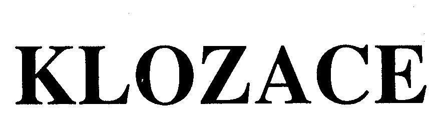 Mẫu nhãn hiệu KLOZACE