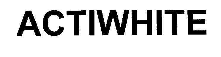 Mẫu nhãn hiệu ACTIWHITE