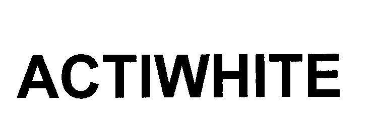 Mẫu nhãn hiệu ACTIWHITE