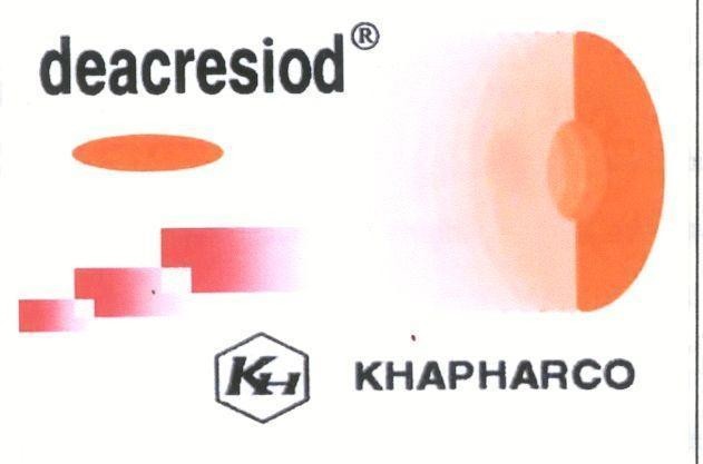 Mẫu nhãn hiệu DEACRESIOD KH KHAPHARCO