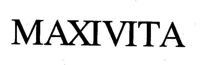 Mẫu nhãn hiệu MAXIVITA