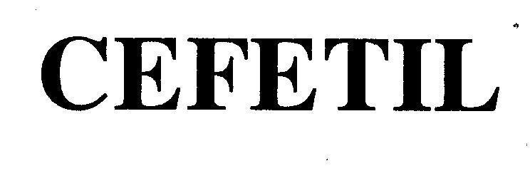 Mẫu nhãn hiệu CEFETIL