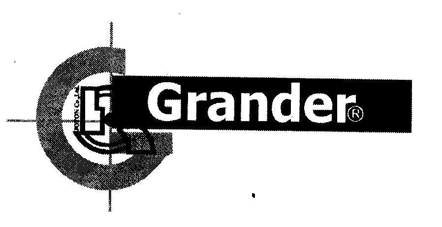 Mẫu nhãn hiệu GRANDER LQ G JOTON CO LTD