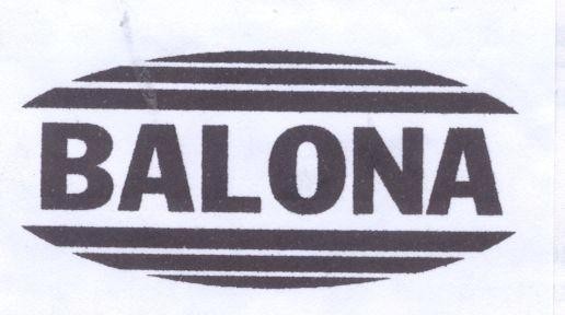 Mẫu nhãn hiệu BALONA