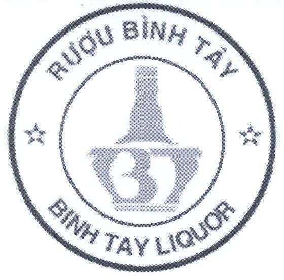 Mẫu nhãn hiệu Rượu Bình Tây BT BINH TAY LIQUOR