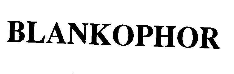 Mẫu nhãn hiệu BLANKOPHOR