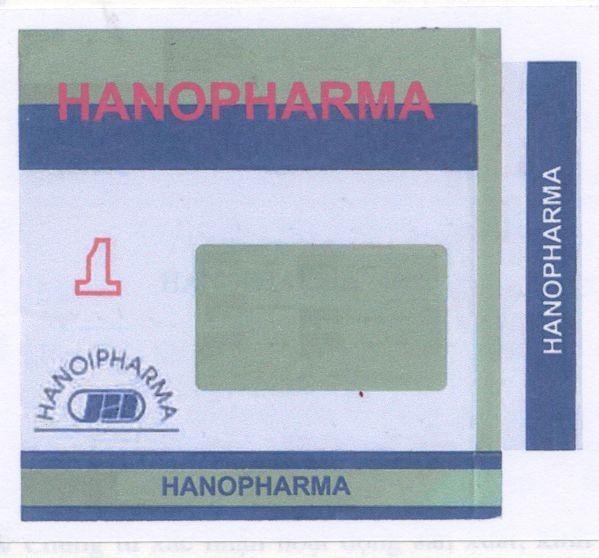 Mẫu nhãn hiệu HANOPHARMA 1 PMHN PM HN PA HANOIPHARMA