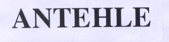 Mẫu nhãn hiệu ANTEHLE