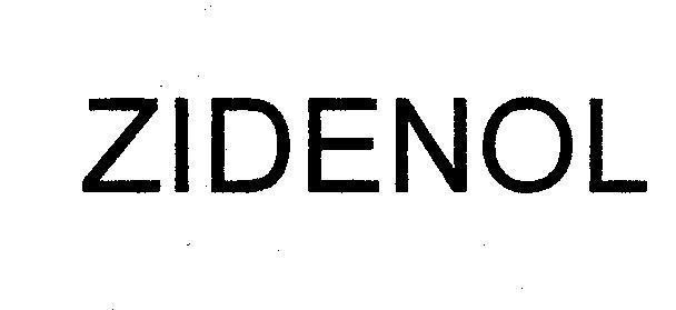 Mẫu nhãn hiệu ZIDENOL