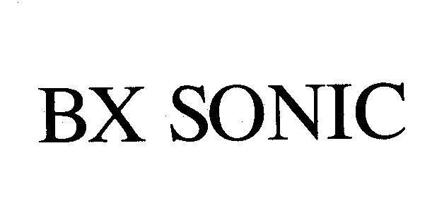 Mẫu nhãn hiệu BX SONIC