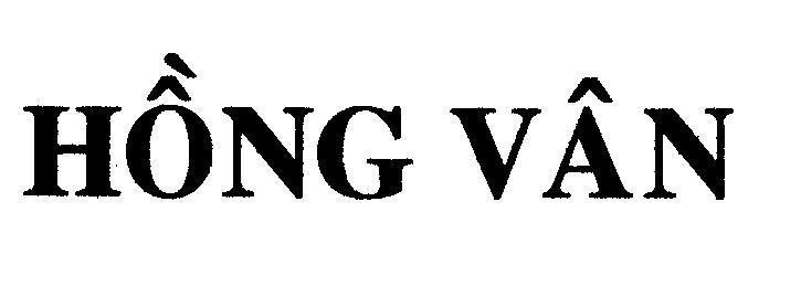 Mẫu nhãn hiệu HồNG VÂN
