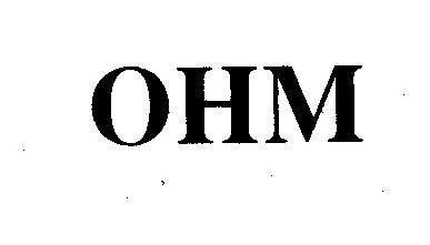 Mẫu nhãn hiệu OHM