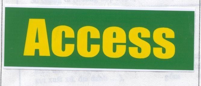 Mẫu nhãn hiệu ACCESS
