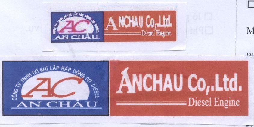 Mẫu nhãn hiệu AC AN CHAU ANCHAU CO LTD DIESEL ENGINE