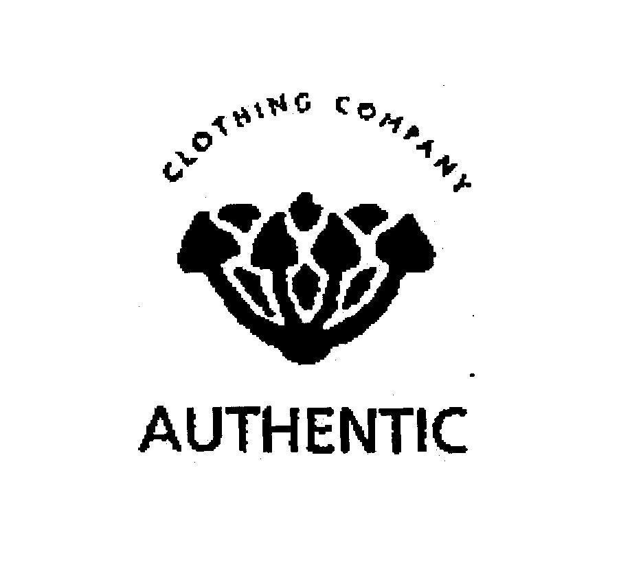 Mẫu nhãn hiệu CLOTHING COMPANY AUTHENTIC