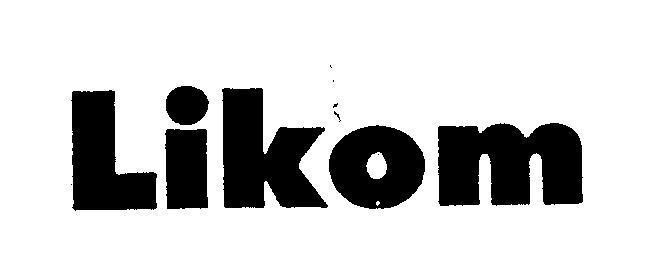 Mẫu nhãn hiệu LIKOM