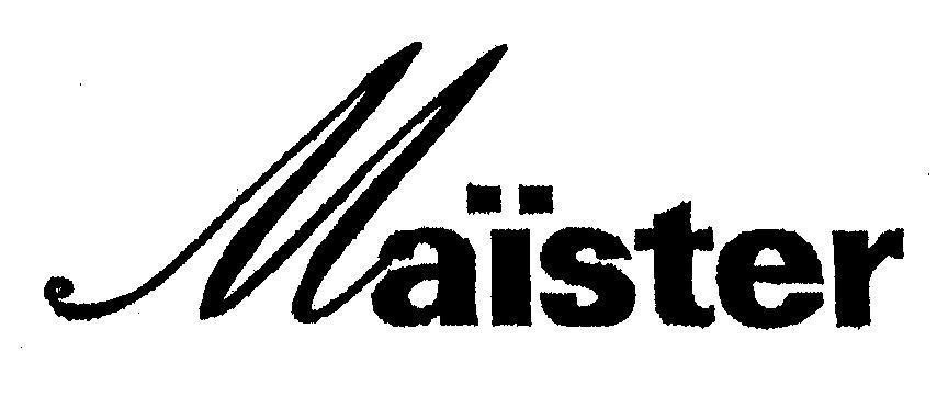 Mẫu nhãn hiệu Maister