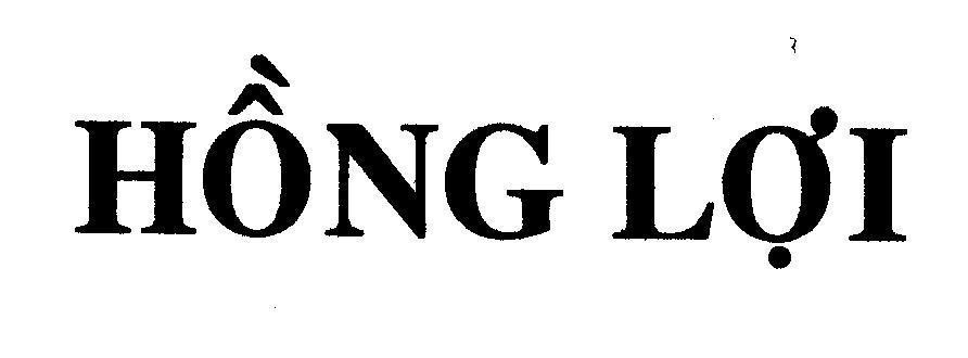 Mẫu nhãn hiệu Hồng Lợi