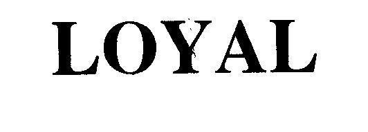 Mẫu nhãn hiệu LOYAL
