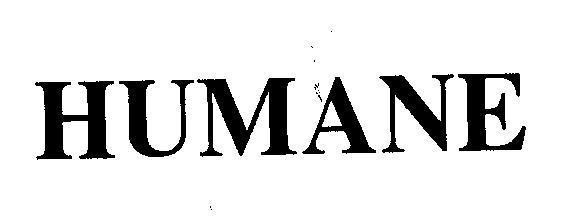 Mẫu nhãn hiệu HUMANE