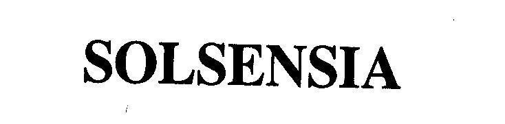 Mẫu nhãn hiệu SOLSENSIA