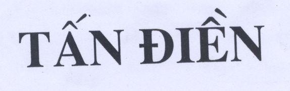 Mẫu nhãn hiệu Tấn Điền