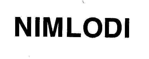 Mẫu nhãn hiệu NIMLODI