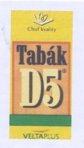 Mẫu nhãn hiệu CHUT' KVALITY TABáK D5 VELTAPLUS