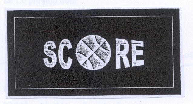 Mẫu nhãn hiệu SCORE