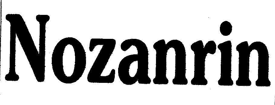 Mẫu nhãn hiệu NOZANRIN