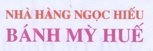 Mẫu nhãn hiệu Nhà hàng Ngọc Hiếu Bánh mỳ Huế