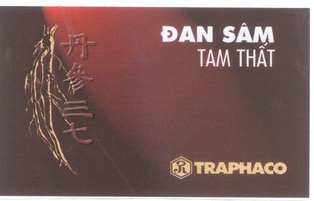 Mẫu nhãn hiệu Đan Sâm Tam Thất PR R TRAPHACO