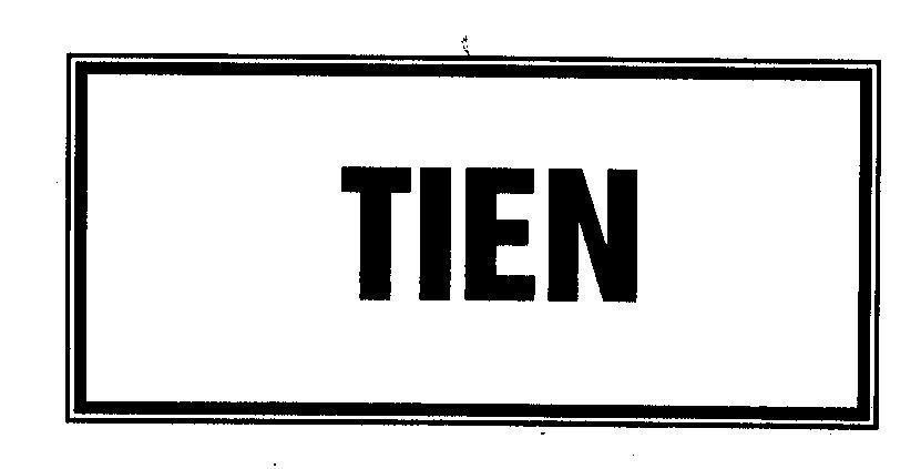 Mẫu nhãn hiệu TIEN