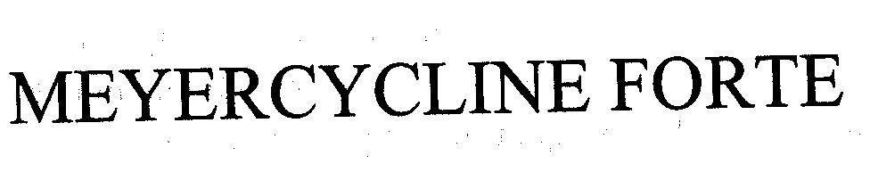 Mẫu nhãn hiệu MEYERCYCLINE FORTE
