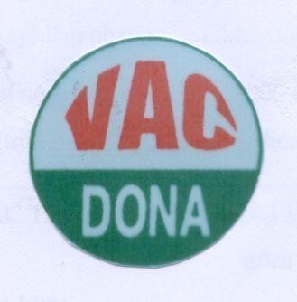 Mẫu nhãn hiệu VAC DONA