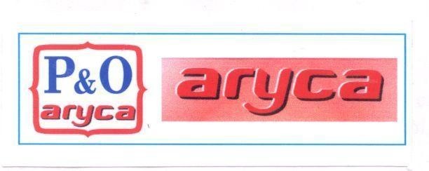 Mẫu nhãn hiệu P & O ARYCA