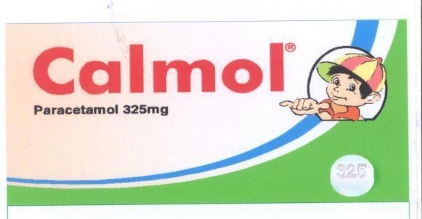 Mẫu nhãn hiệu CALMOL PARACETAMOL 325MG