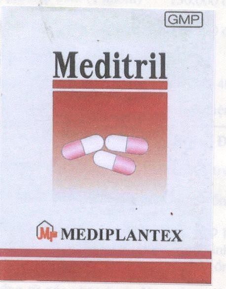 Mẫu nhãn hiệu MEDITRIL MP MEDIPLANTEX GMP