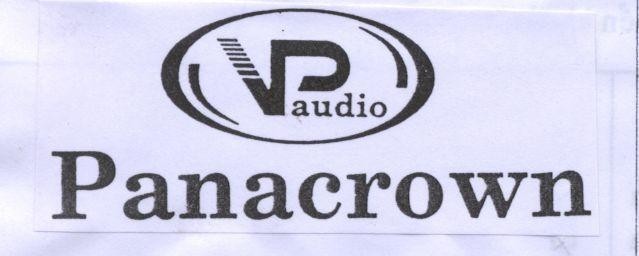 Mẫu nhãn hiệu PANACROWN VP AUDIO
