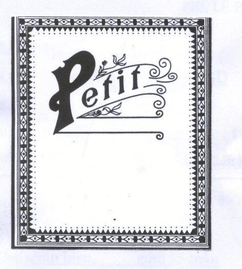 Mẫu nhãn hiệu PETIT