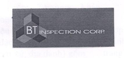 Mẫu nhãn hiệu INSPECTION CORP.