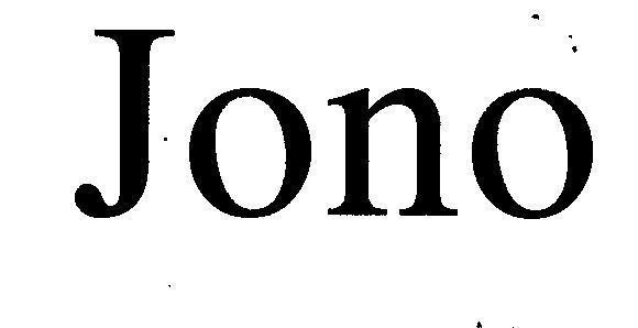 Mẫu nhãn hiệu JONO
