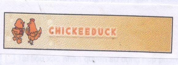 Mẫu nhãn hiệu CHICKEEDUCK