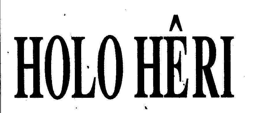 Mẫu nhãn hiệu HOLO HERI