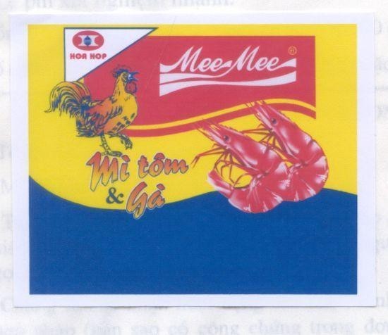 Mẫu nhãn hiệu H HOA HOP MEE MEE MI TOM & GA