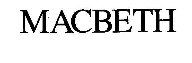 Mẫu nhãn hiệu MACBETH