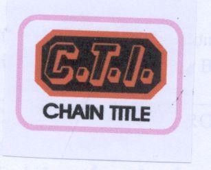 Mẫu nhãn hiệu C.T.I. CHAIN TITLE