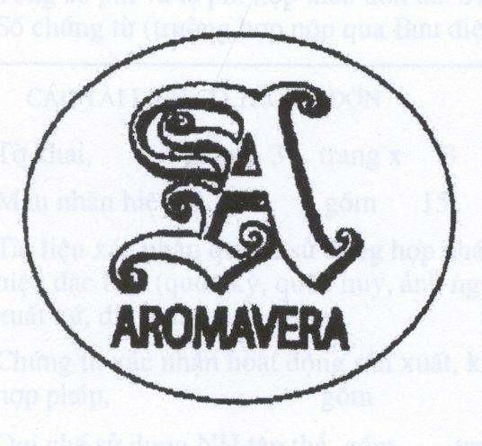 Mẫu nhãn hiệu A AROMAVERA