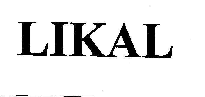 Mẫu nhãn hiệu LIKAL